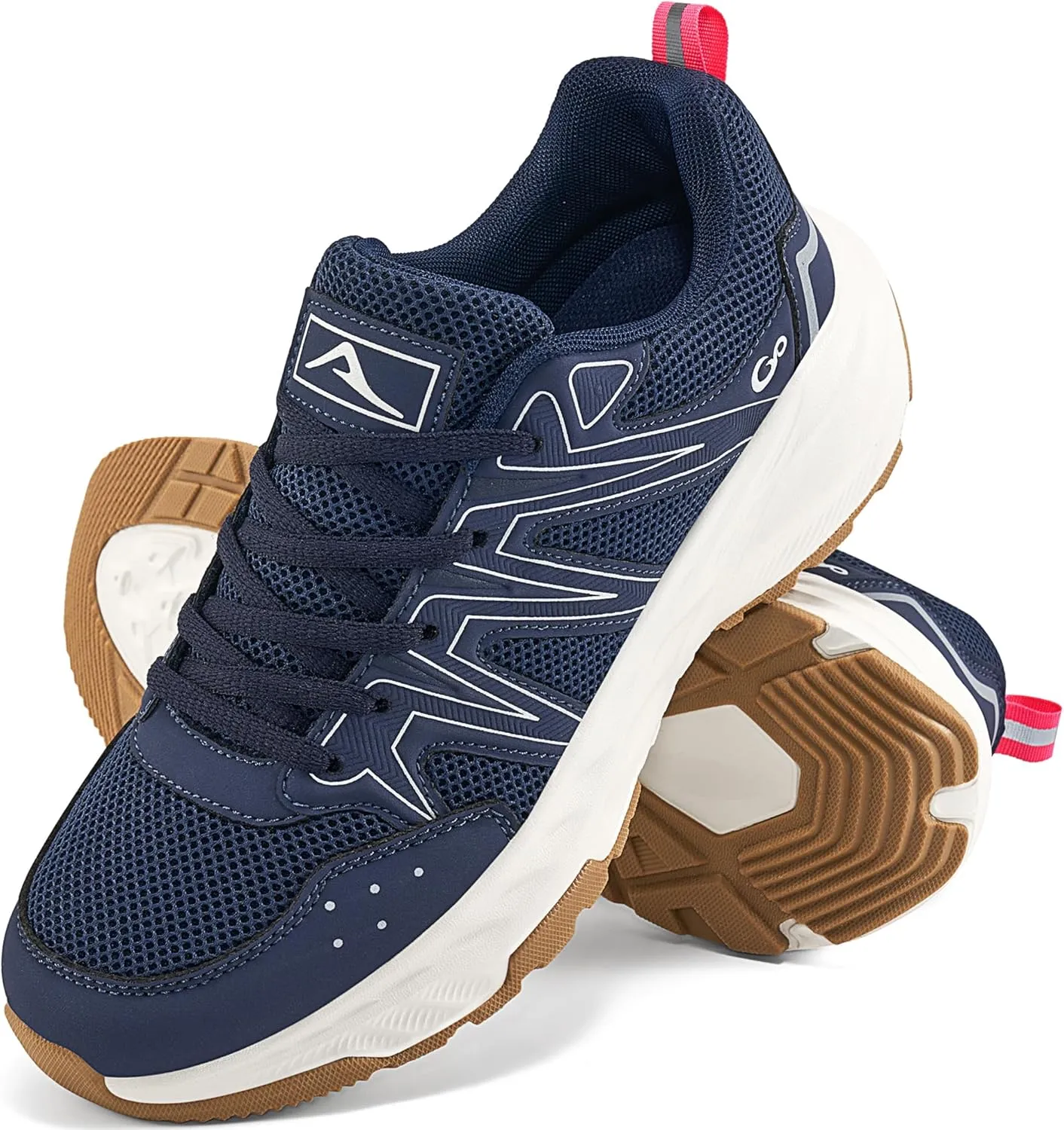 Ablanczoom Womens Sneakers Walking Shoes: Comfortable Breathable Cushion Athletic Running Tennis Shoes for Workout Gym Training