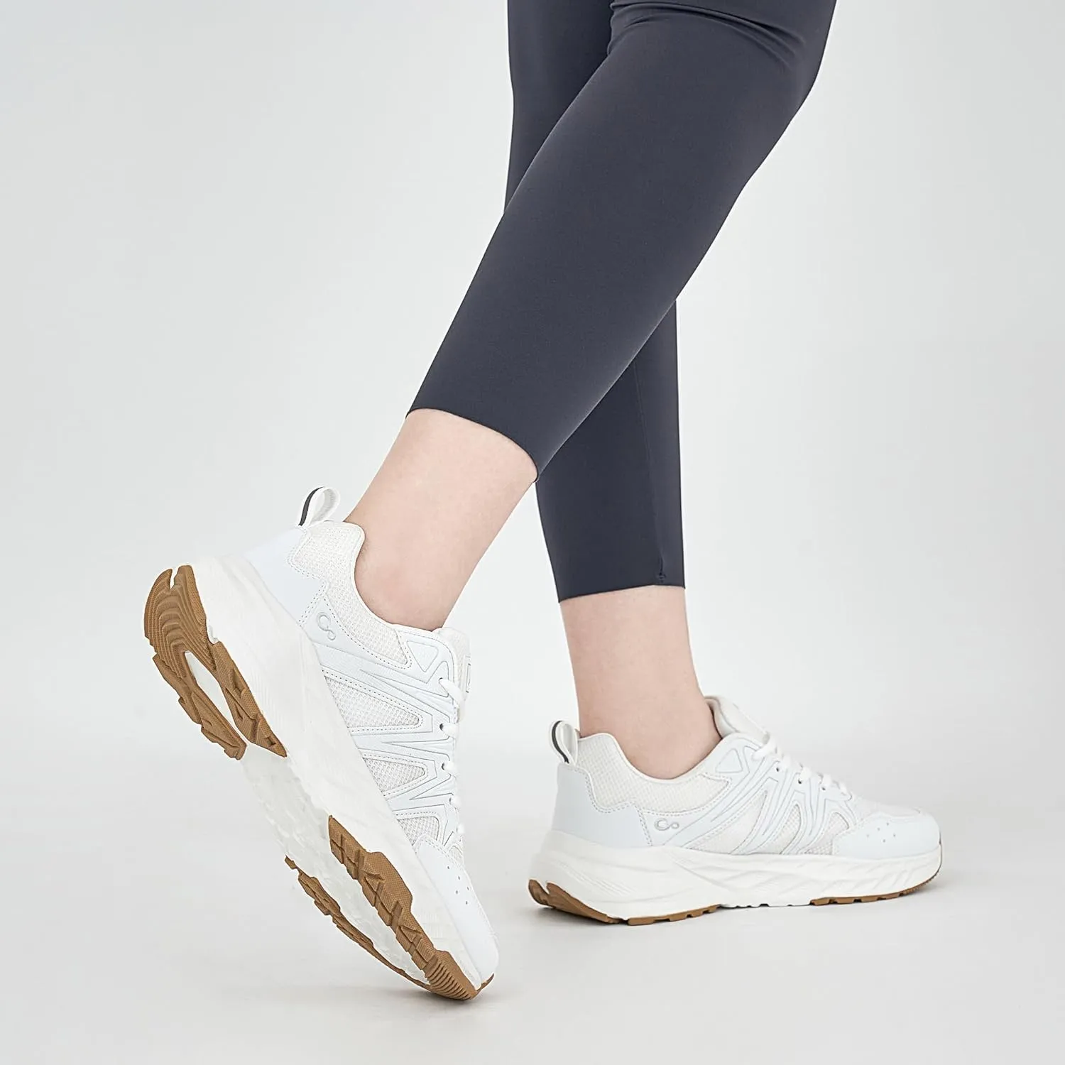 Ablanczoom Womens Sneakers Walking Shoes: Comfortable Breathable Cushion Athletic Running Tennis Shoes for Workout Gym Training
