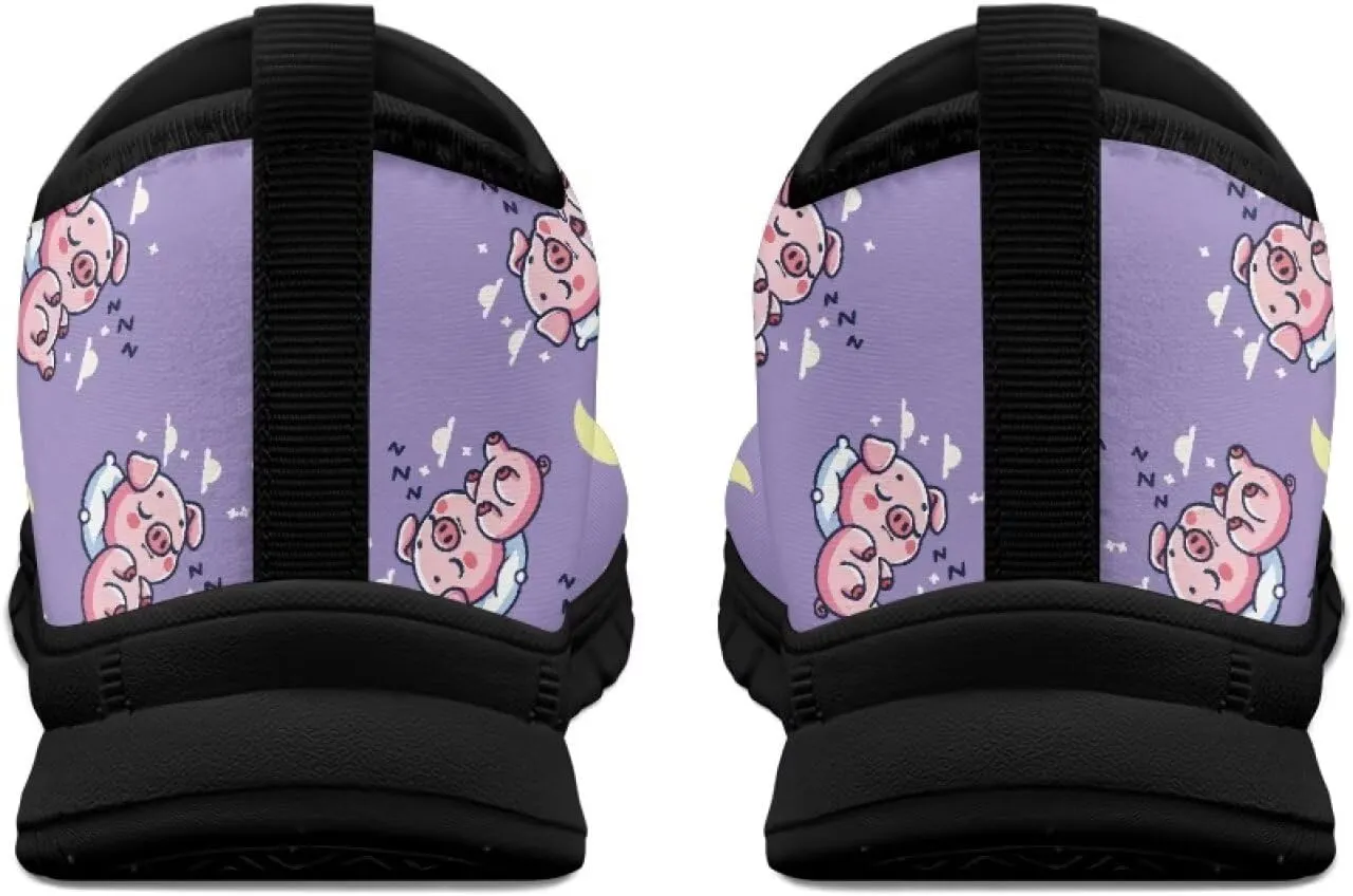 Animals Sneakers for Women Casual Low Top Cozy Slip On Sneakers Non-Slip Lightweight Athletic Walking Shoes for Teen Girls US 5.5-11.5