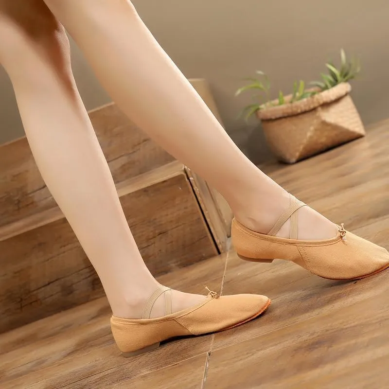 AOQUNFS Women's Professional Latin Ballroom Dance Shoes Closed Toe Practice Teaching Shoes for Salsa, Waltz