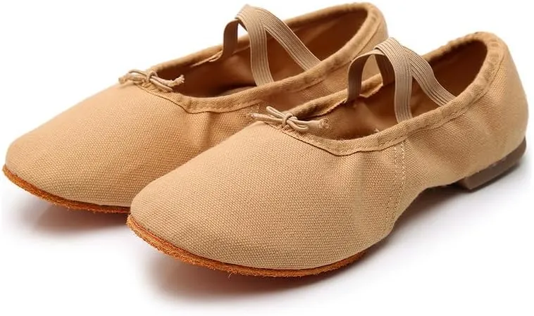 AOQUNFS Women's Professional Latin Ballroom Dance Shoes Closed Toe Practice Teaching Shoes for Salsa, Waltz