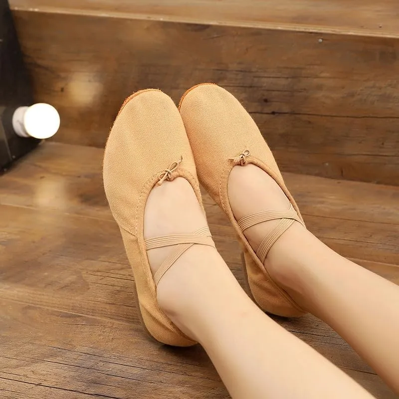 AOQUNFS Women's Professional Latin Ballroom Dance Shoes Closed Toe Practice Teaching Shoes for Salsa, Waltz