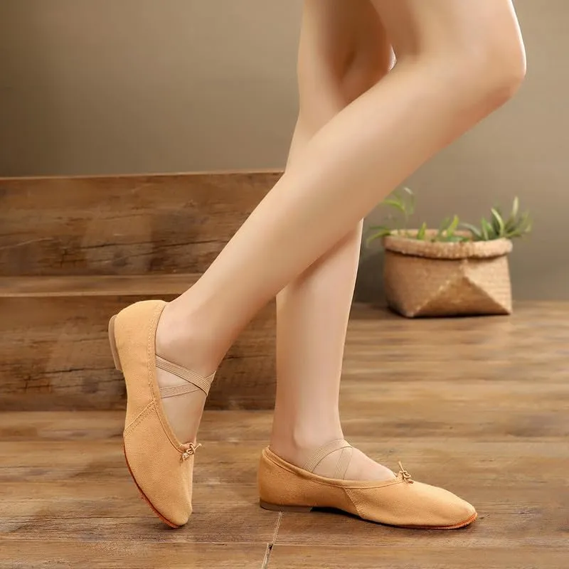 AOQUNFS Women's Professional Latin Ballroom Dance Shoes Closed Toe Practice Teaching Shoes for Salsa, Waltz