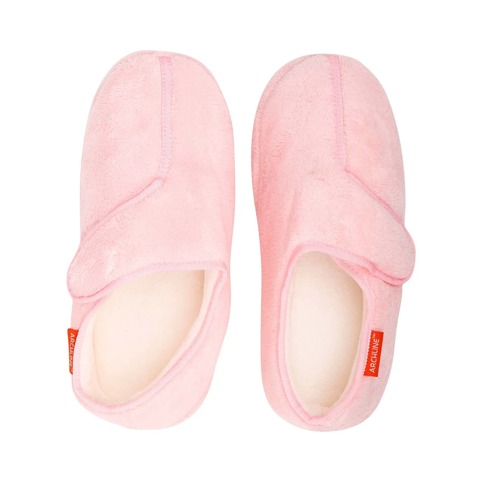 ARCHLINE Orthotic Plus Slippers Closed Scuffs Pain Relief Moccasins - Pink - EU 37
