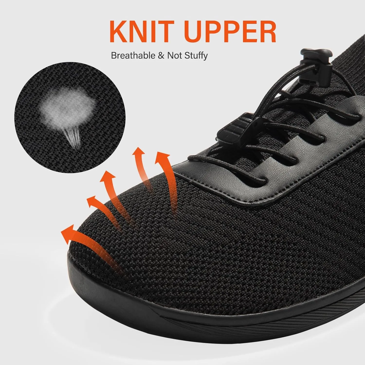 ATHMILE Men's Minimalist Barefoot Walking Shoes Gym Shoes for Women Men Wide Toe Box for Workout Crossfit Weightlifting Zero Drop Slip On Design