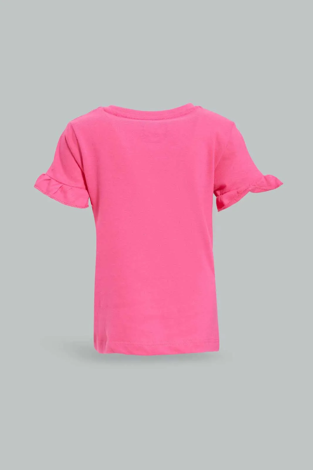 Baby Girls Fuchsia Sunshine Frilled Top