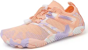 Barefoot Water Shoes for Women Men, Barefoot Shoes with Wide Toe Box, Non-Slip & Quick Dry Breathable Beach Pool Aqua Swim Surf Hiking Walking Shoes
