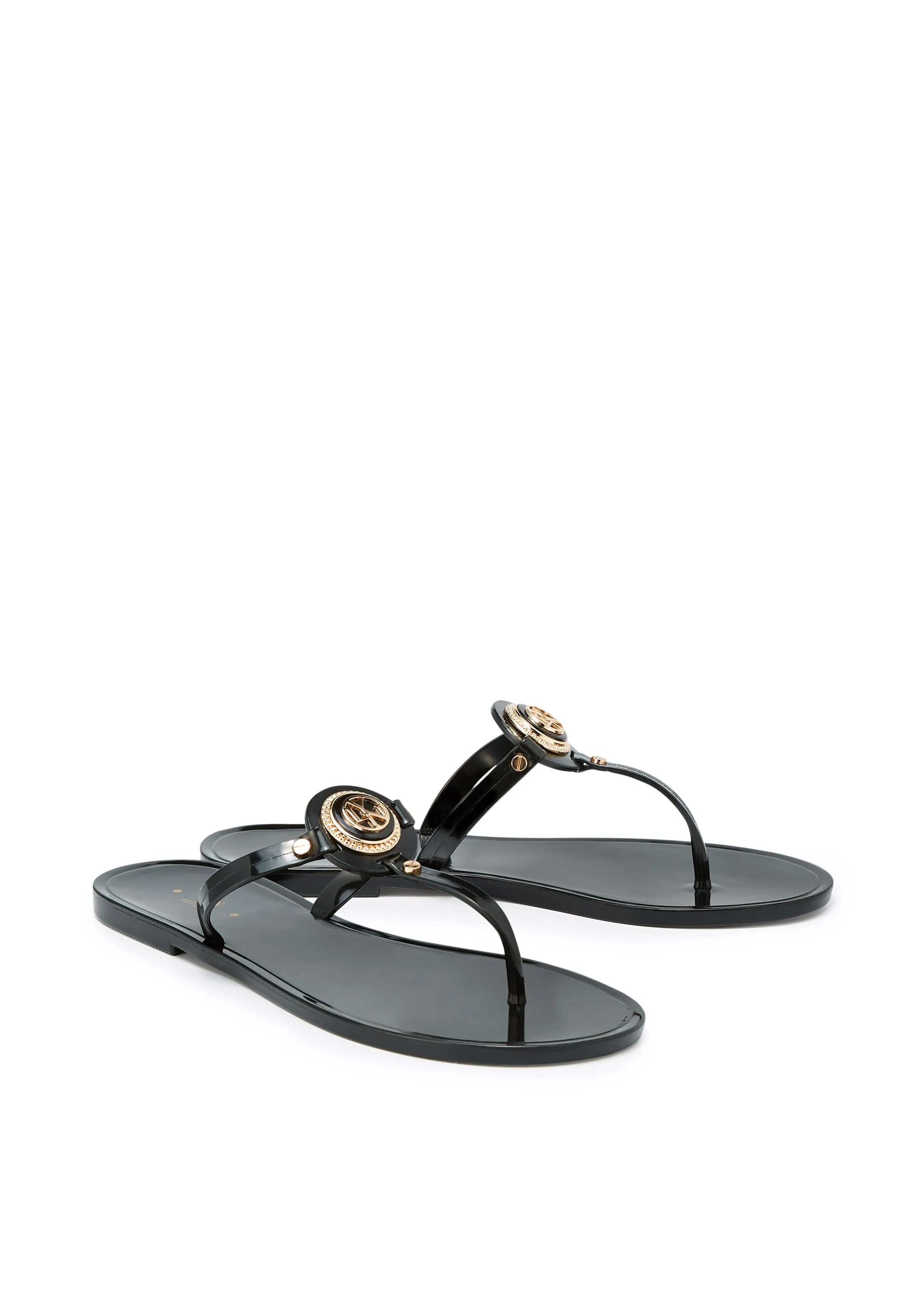 Best Loved Flat Sandals Black