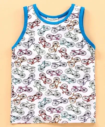 Bicycle Printed Tshirt - Offwhite