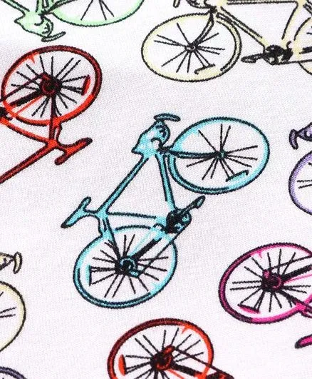 Bicycle Printed Tshirt - Offwhite