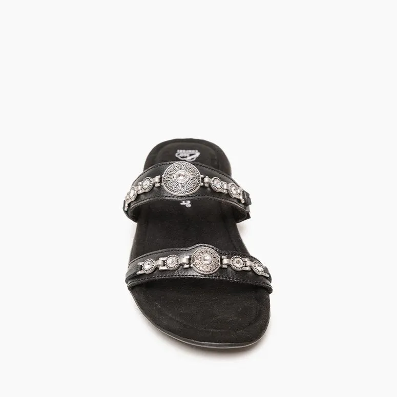 Brenn Strappy Sandal In Black
