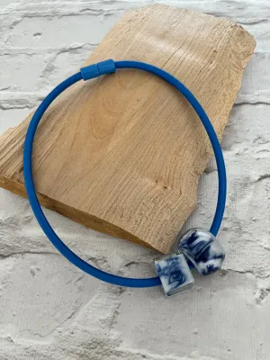 Calitaa Luxury Collection Bead Marble Navy
