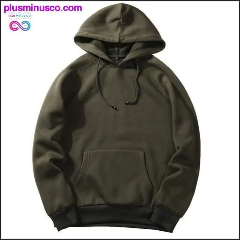 Casual Armygreen Black Khaki Hoodie Hip Hop Street Wear
