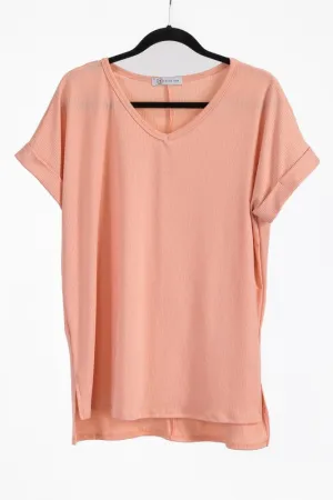 CLASSIC V NECK TOP - IN STORE