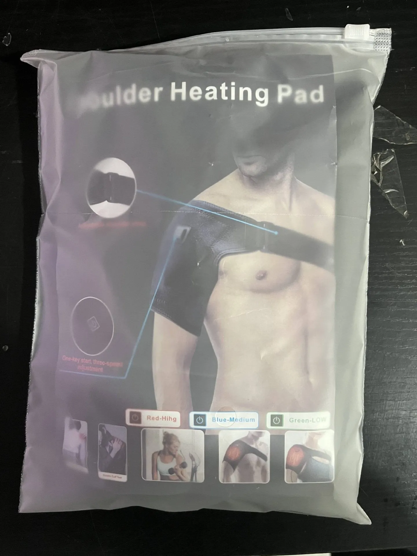 Electric Heated Shoulder Wrap  Vibration Massage & Pain Relief Brace