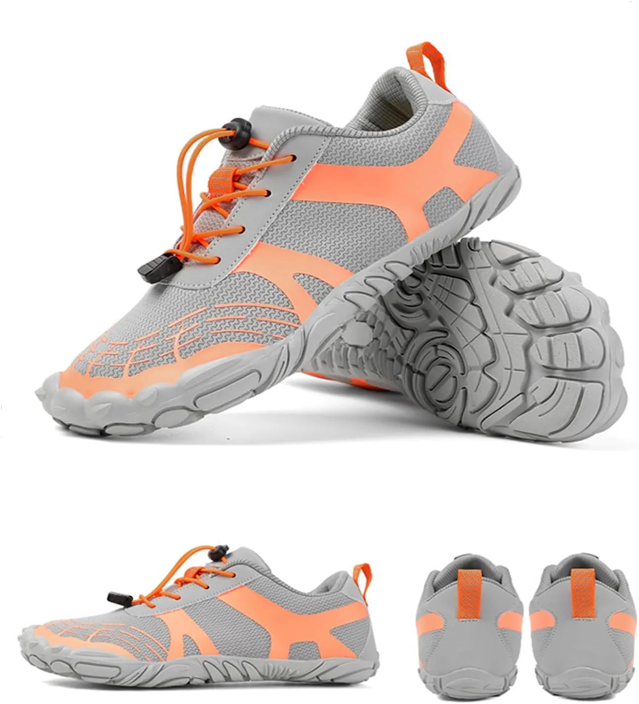 Helenbra Men's Elastic Knitted Hiking Sneakers,Breathable Mesh Lace up Non-Slip Lightweight Casual Running Sports Shoe Outdoor Fashion Walking Travel Camping Driving Shoes