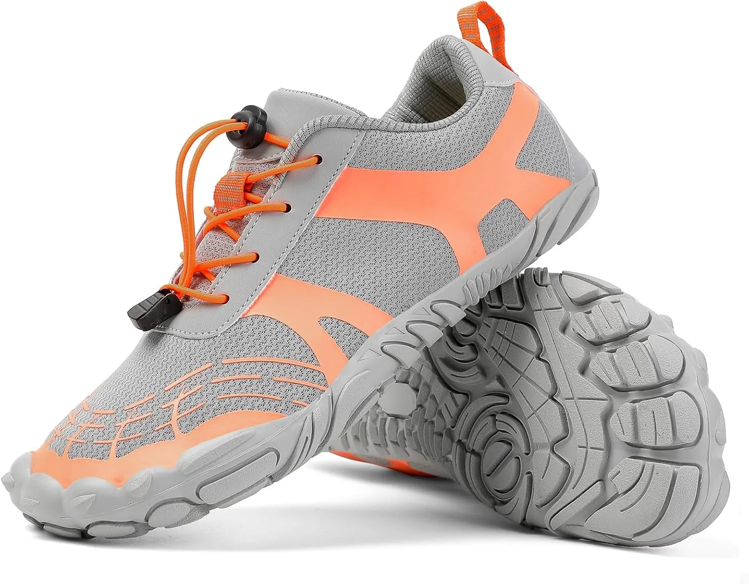 Helenbra Men's Elastic Knitted Hiking Sneakers,Breathable Mesh Lace up Non-Slip Lightweight Casual Running Sports Shoe Outdoor Fashion Walking Travel Camping Driving Shoes