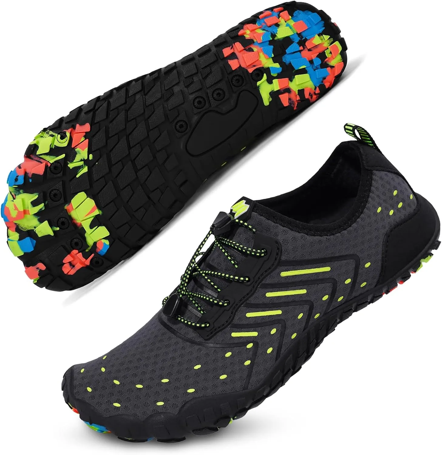 Hike Barefoot Water Shoes Women Men, Newly Quick-Dry & Wide Toe Box Breathable Pro Footwear Shoe Non-Slip for Aqua Sports Beach Pool Swim Yoga Hiking