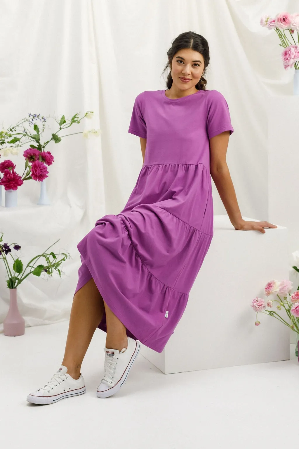 Homelee Kendall Dress Orchid