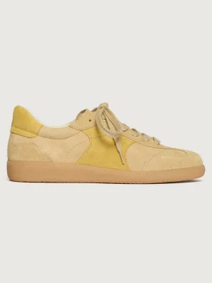 Jackie Court Sneaker - Butter Suede Combo