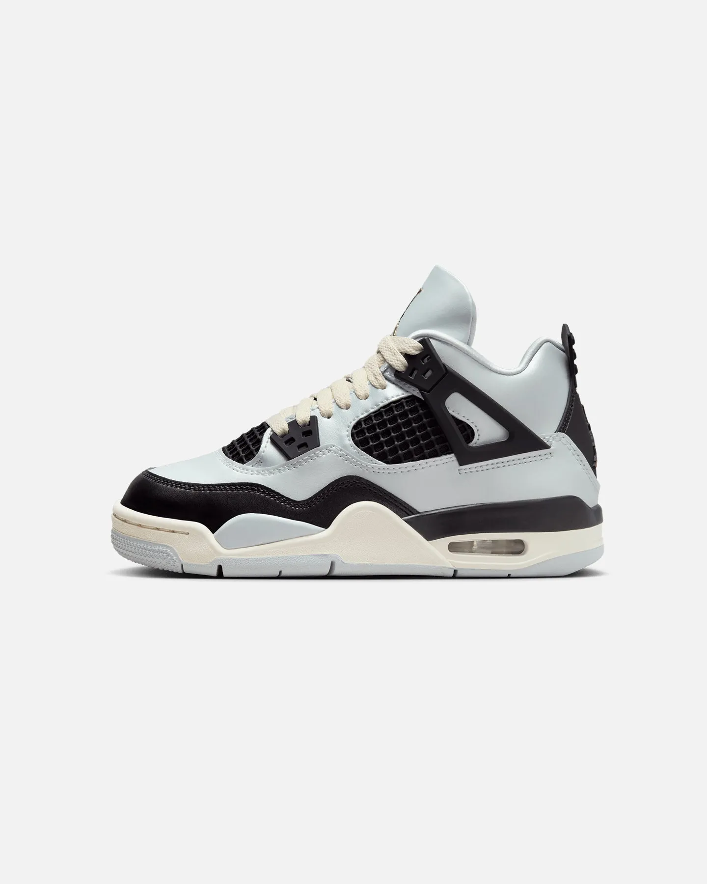 Jordan Kids' Air Jordan 4 Retro (GS) 'Pure Platinum' Pure Platinum/Metallic Gold
