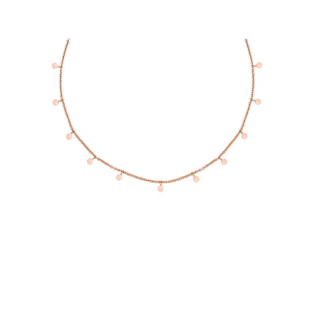 Kaj Fine Jewellery Gold Collar Chain Necklace in 14KT Rose Gold