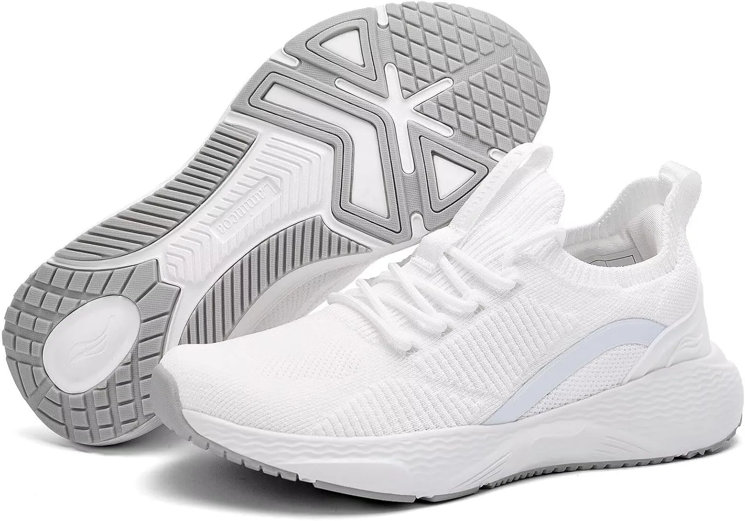 Lamincoa Women Slip on Walking Shoes Lightweight Running Shoes Casual Workout Gym Tennis Sneakers for Women
