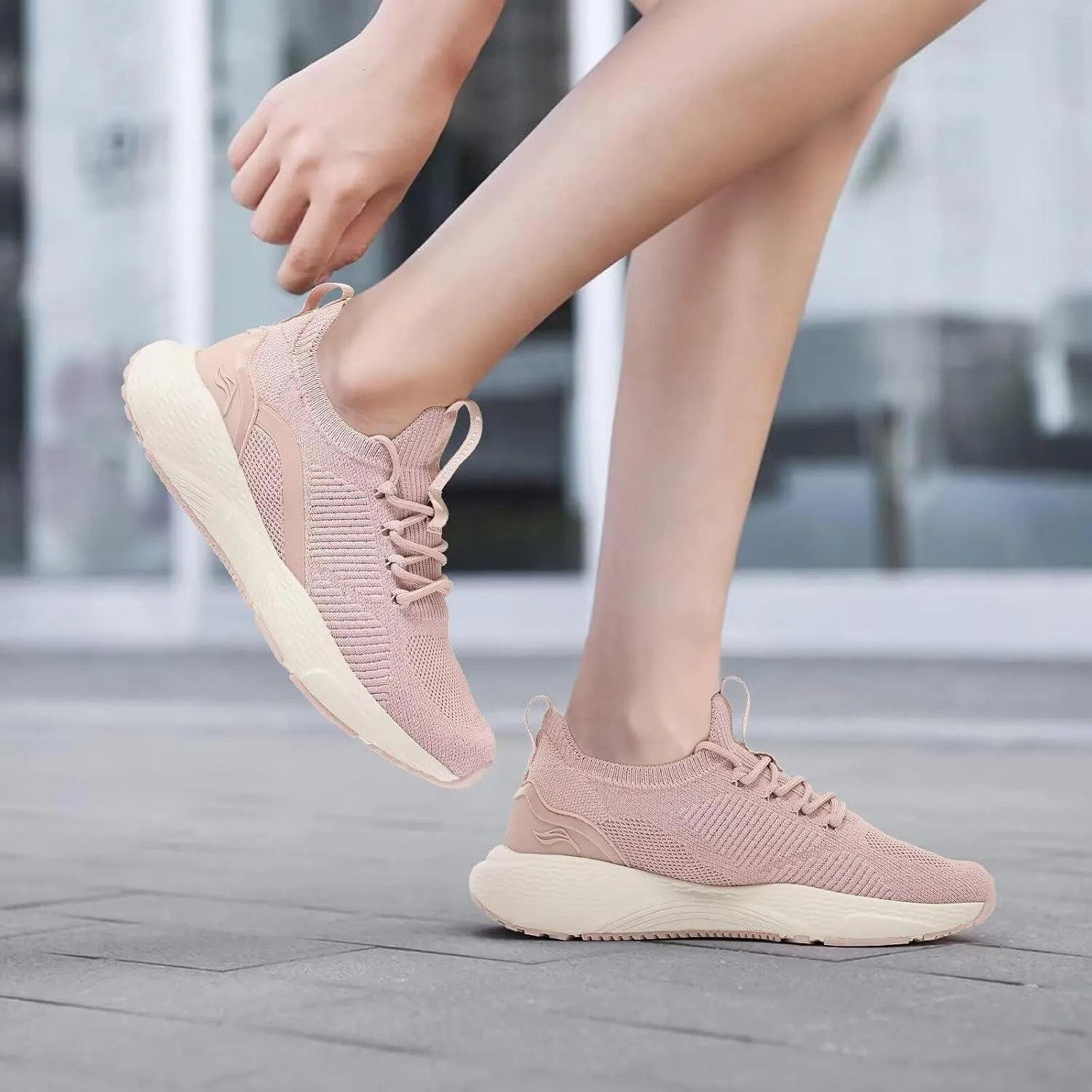 Lamincoa Women Slip on Walking Shoes Lightweight Running Shoes Casual Workout Gym Tennis Sneakers for Women