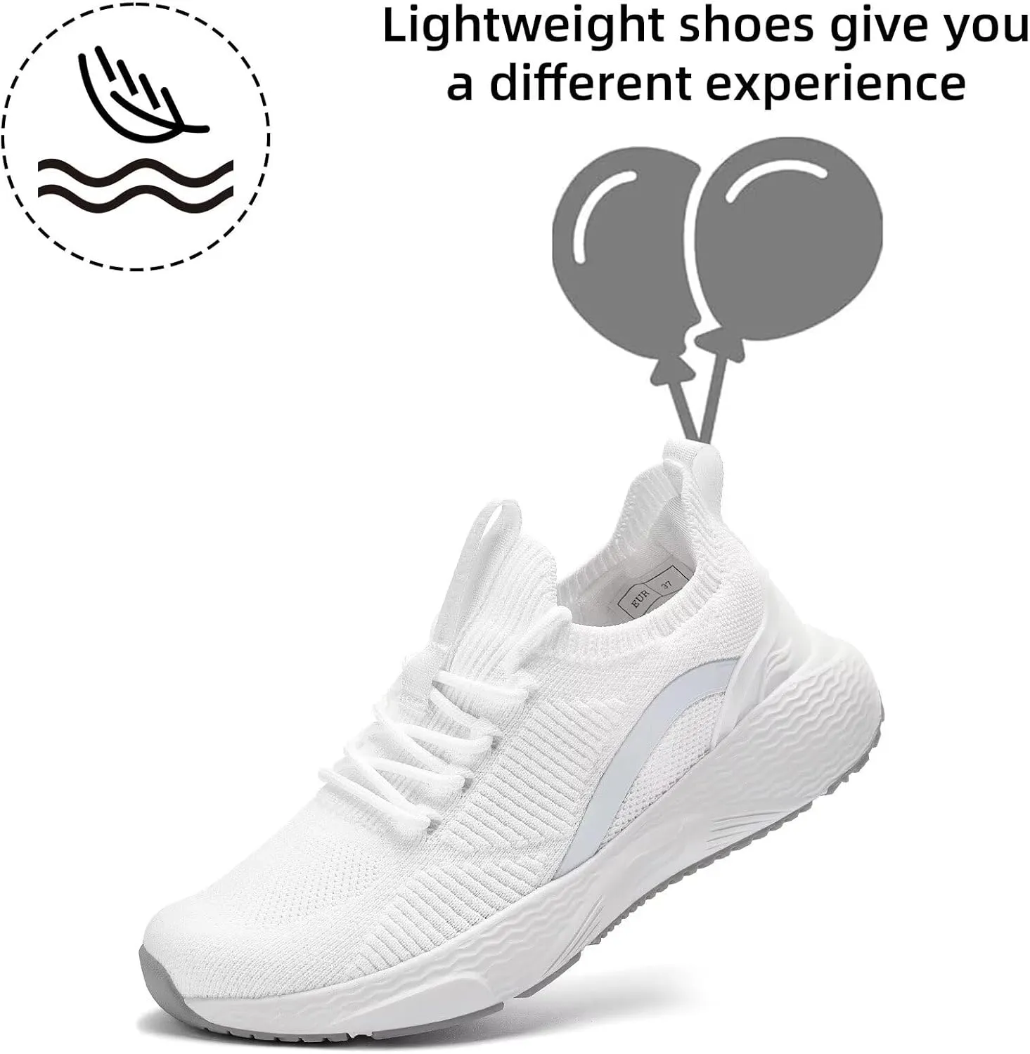 Lamincoa Women Slip on Walking Shoes Lightweight Running Shoes Casual Workout Gym Tennis Sneakers for Women