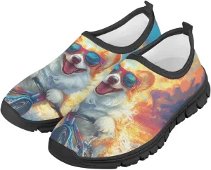 Litter Kids Slip-On Walking Sneakers Cozy Tennis Running Shoes Casual Breathable Sneaker Travel Exercise Lightweight Shoes Non-Slip Workout Shoes US Size 11-15