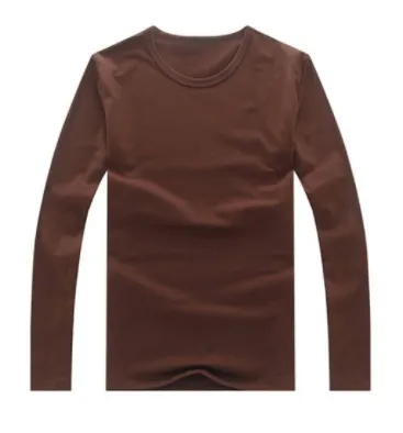 Long Sleeve T-Shirt  Brown