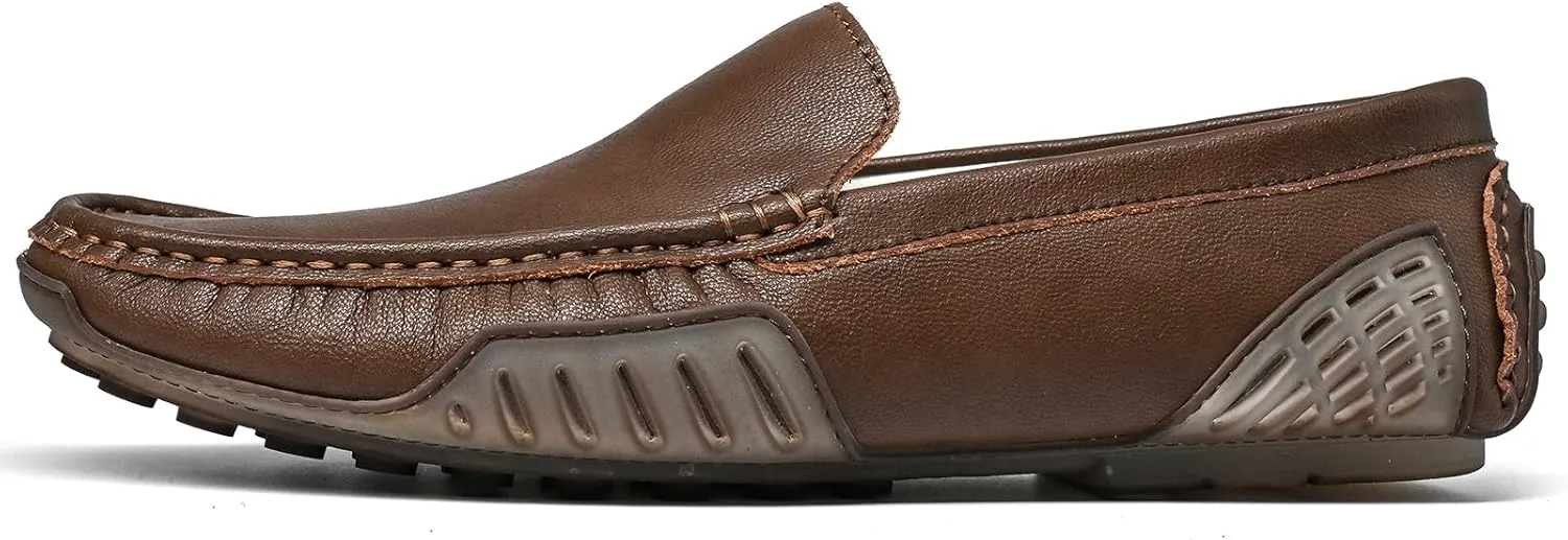 Men's Loafers Casual Shoes Slip On Driving Loafers Penny Loafers with Rubber Sole Soft Light-Weight Flats Boat Free Shoes