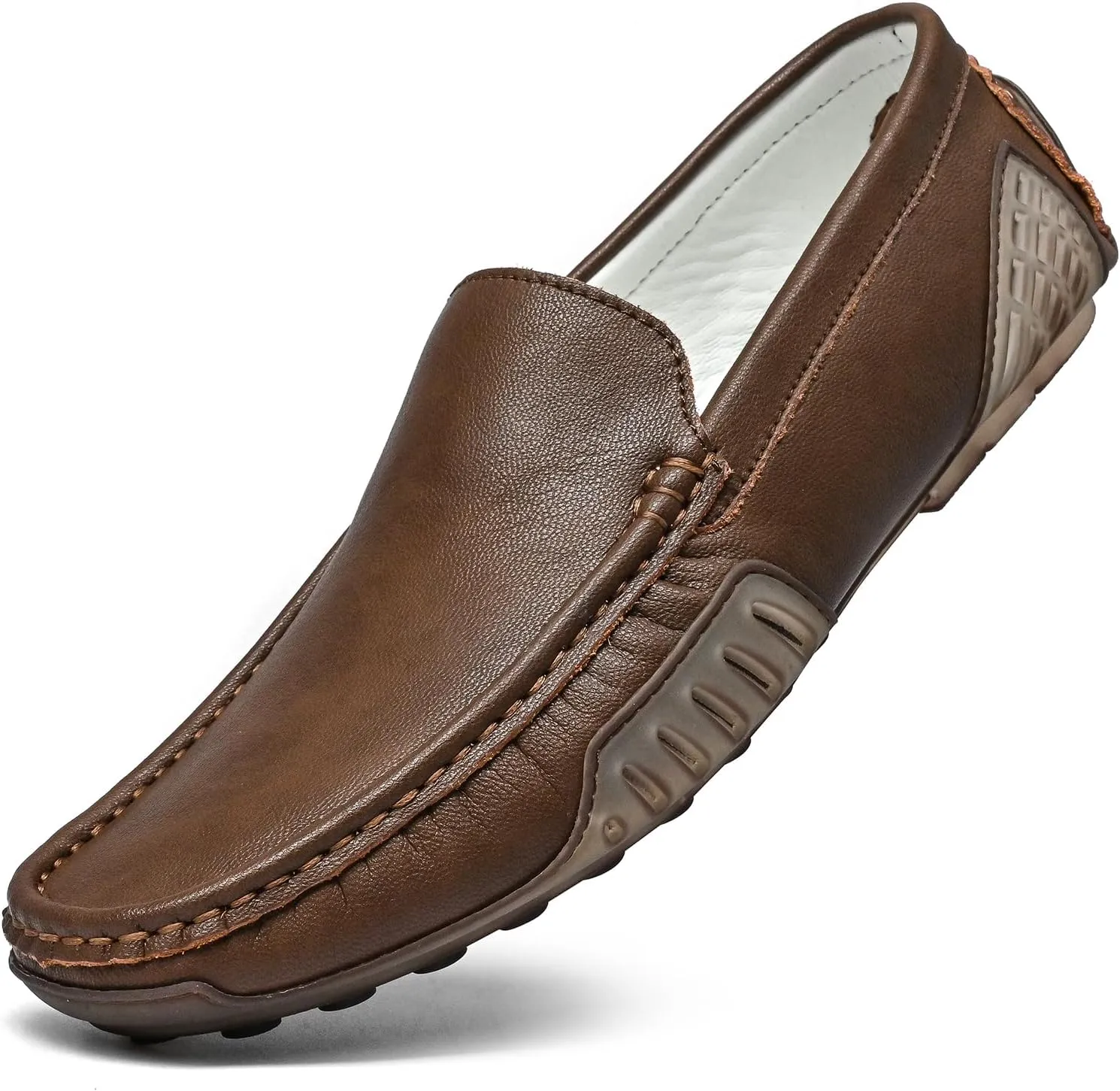 Men's Loafers Casual Shoes Slip On Driving Loafers Penny Loafers with Rubber Sole Soft Light-Weight Flats Boat Free Shoes
