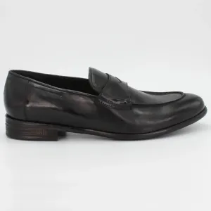 Men's moccasin in calf leather nero (JPU37012/6)