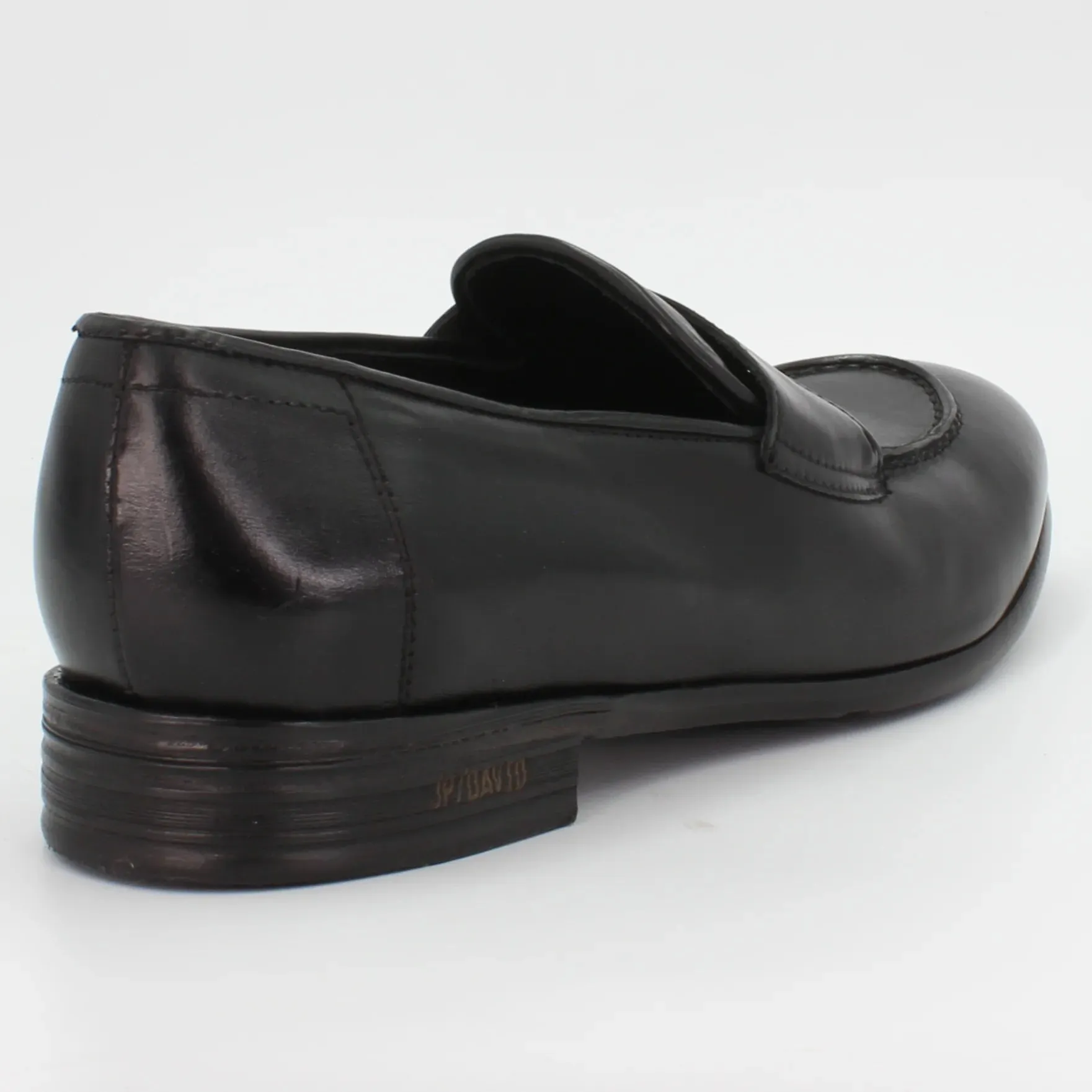 Men's moccasin in calf leather nero (JPU37012/6)