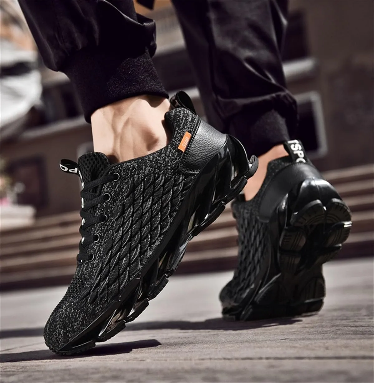 Men's Running Shoe, Breathable Mesh Walking Sneakers, 2024 Fashion Casual Non-Slip Cushioning Sport Athletic Gym Workout Shoes
