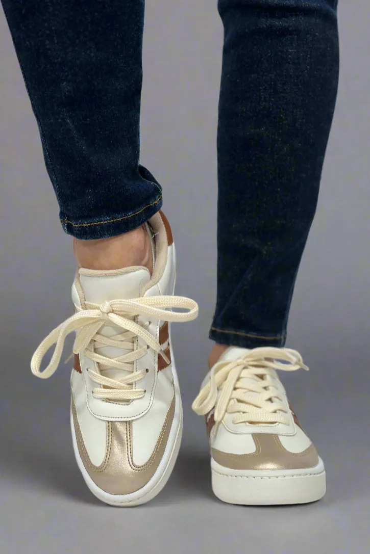 Miel Sneaker Stripe - Tan