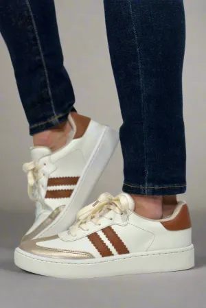 Miel Sneaker Stripe - Tan
