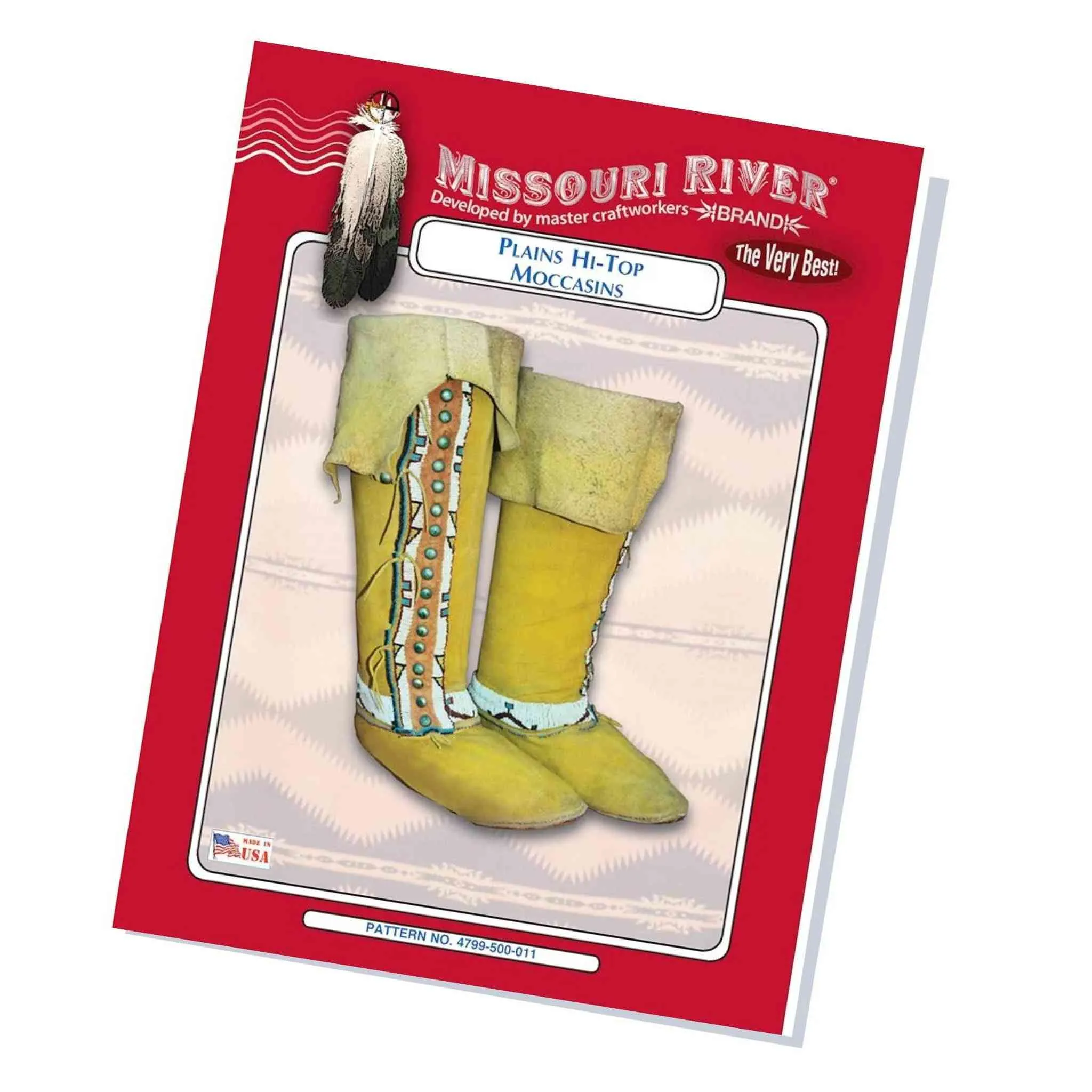 Missouri River Plains Style Hi Top Moccasin Pattern