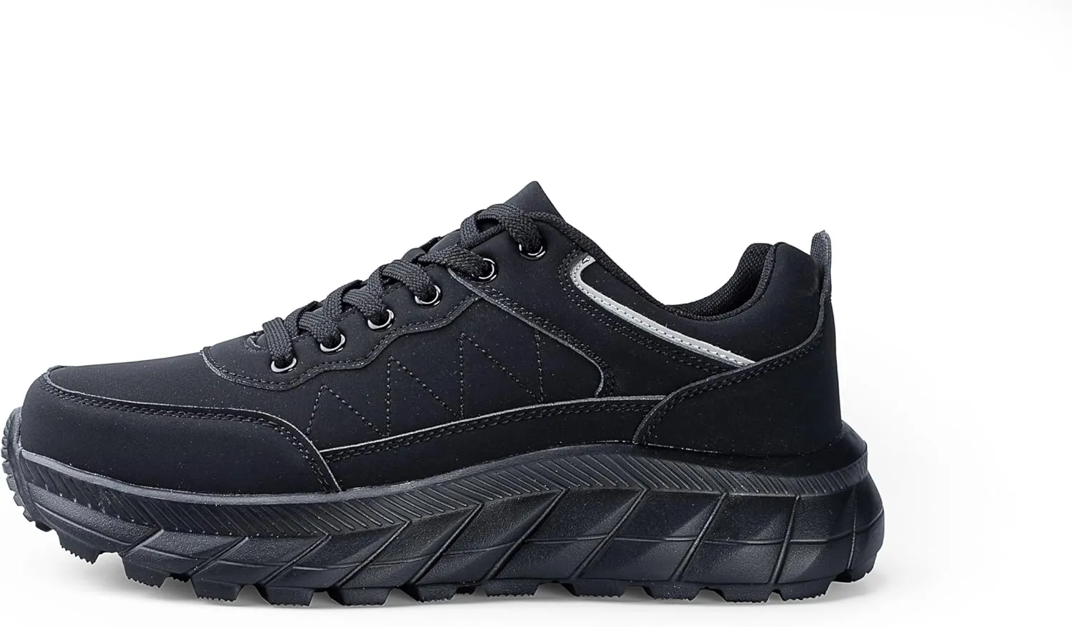 Mr.Right Men's Lightweight Walking Shoes Slip Resistant Work Comfortable Hiking Outdoor Lawn Mowing Casual Sneakers
