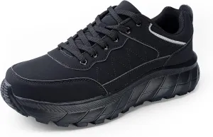 Mr.Right Men's Lightweight Walking Shoes Slip Resistant Work Comfortable Hiking Outdoor Lawn Mowing Casual Sneakers