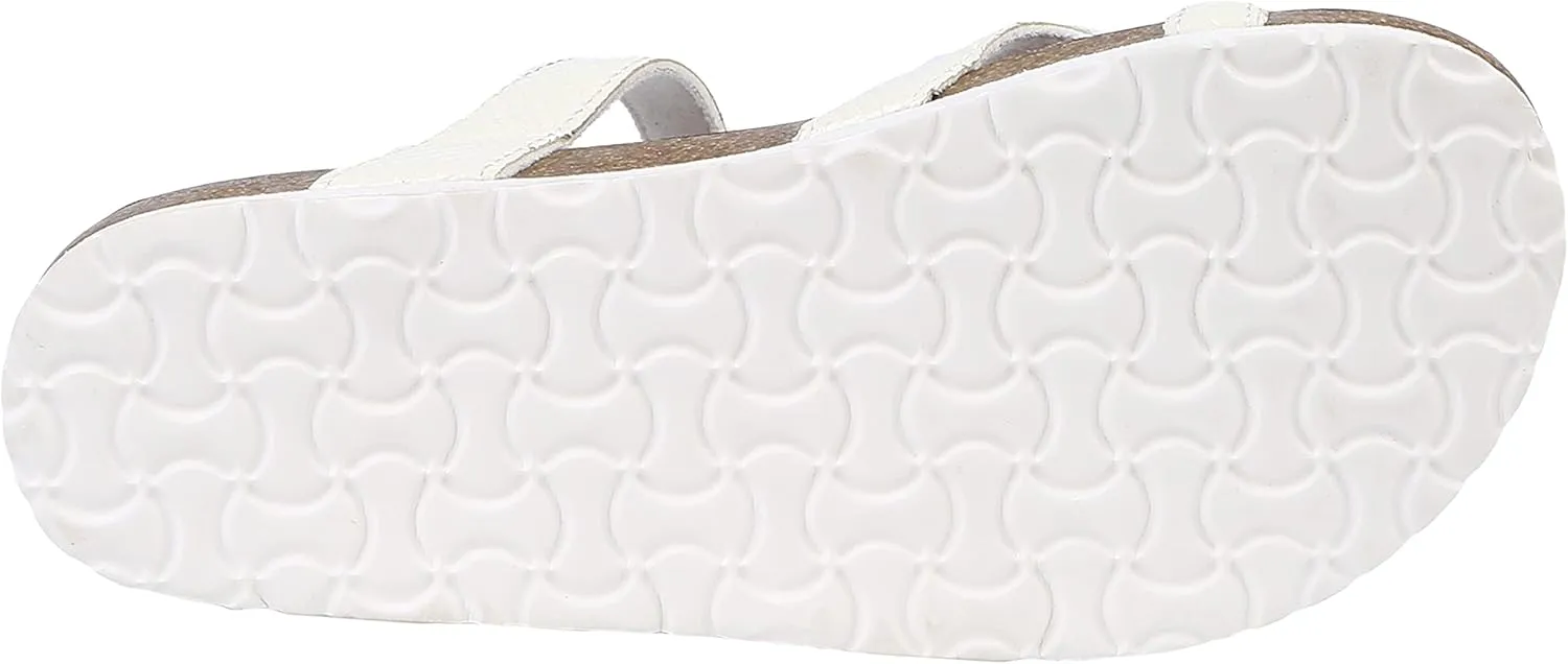Northside Womens Anya Leather Strap Cork Sandal