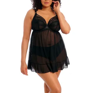 Priya Underwire Babydoll Black