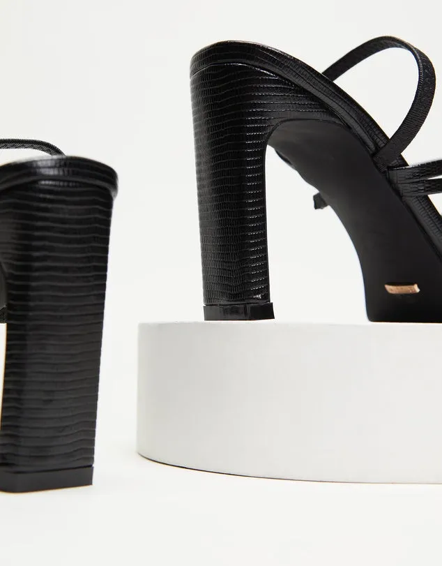Ryleigh Heel - Black Scale