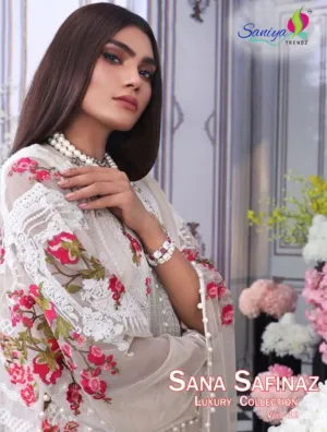 Saniya Trendz Sana Safinaz Luxury Lawn Collection Vol 19 Pakistani Salwar Kameez