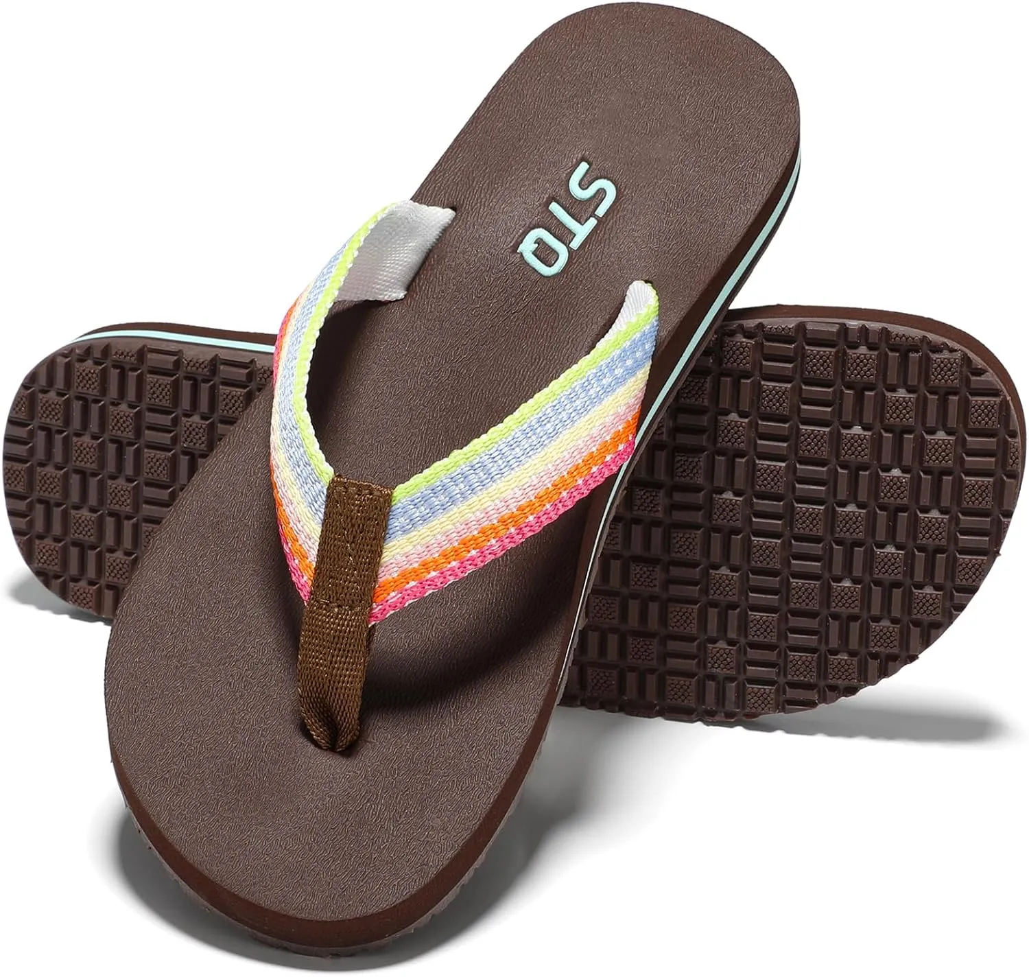 STQ Womens Quick Dry Flip FlopsArch Support Thong Sandals