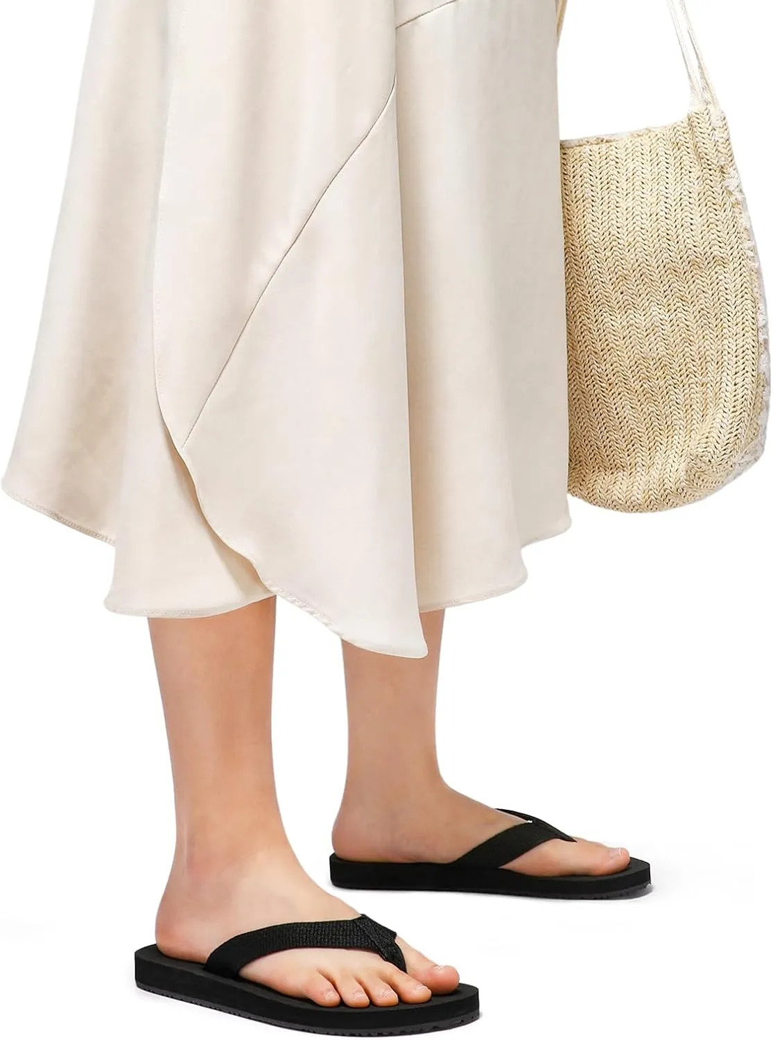 STQ Womens Quick Dry Flip FlopsArch Support Thong Sandals