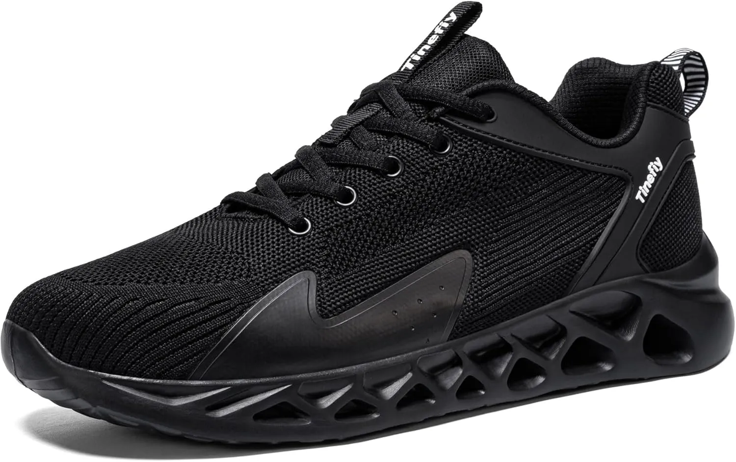 Tinefiy Steel Toe Shoes for Women Lightweight Comfortable Slip Resistant Safety Work Sneakers Composite Toe Indestructible Shoe