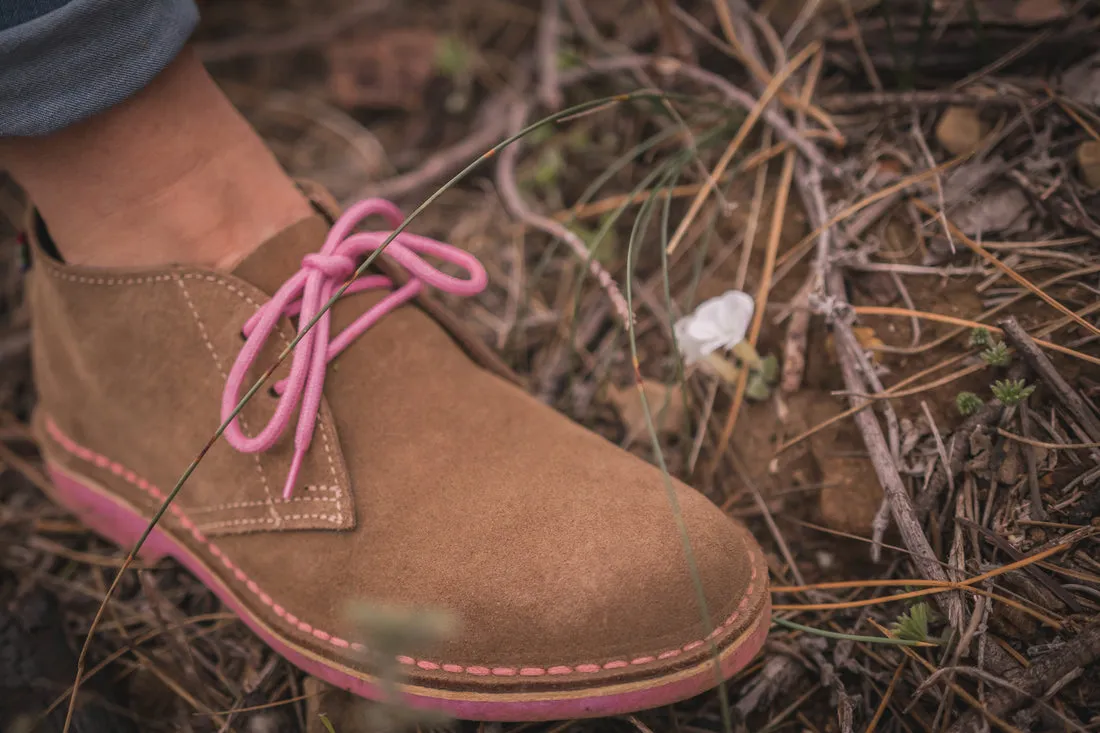 Veldskoen Desert Boots - Hot Pink