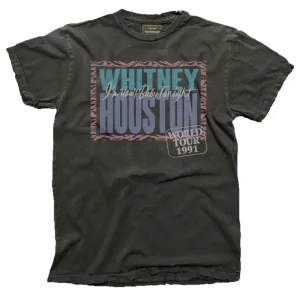 Whitney Houston World Tour 1991 Black Label Tee